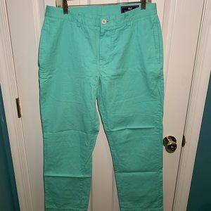 Vineyard Vines Men's Mint Green Linen Pants
